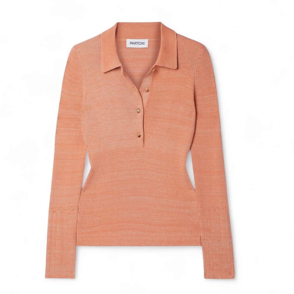 Partow Peach Sweater NWT